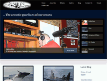 Tablet Screenshot of forwhales.org